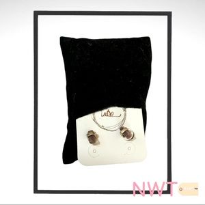 NWT 🏷 Gold Wrapped Dante Crystal Earrings